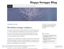 Tablet Screenshot of happyscrappyblog.wordpress.com