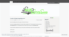 Desktop Screenshot of literarysociety.wordpress.com