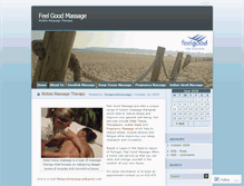 Tablet Screenshot of feelgoodmassage.wordpress.com
