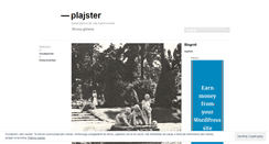 Desktop Screenshot of plajster.wordpress.com