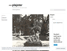 Tablet Screenshot of plajster.wordpress.com