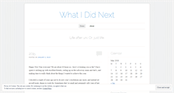 Desktop Screenshot of didnext.wordpress.com