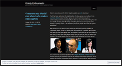 Desktop Screenshot of grimlyenthusiastic.wordpress.com