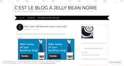 Desktop Screenshot of jellybeannoire.wordpress.com
