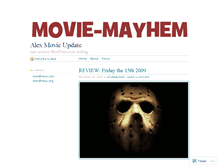Tablet Screenshot of alexmovies.wordpress.com