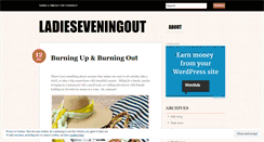 Desktop Screenshot of ladieseveningout.wordpress.com