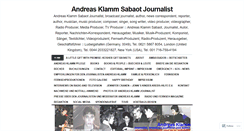 Desktop Screenshot of andreasklamm.wordpress.com
