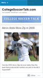 Mobile Screenshot of collegesoccertalk.wordpress.com