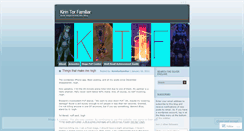 Desktop Screenshot of kirintorfamiliar.wordpress.com