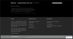 Desktop Screenshot of exposminutes.wordpress.com