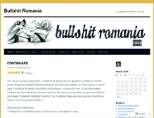 Tablet Screenshot of bullshitromania.wordpress.com