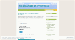 Desktop Screenshot of africangreatness.wordpress.com