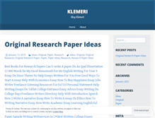 Tablet Screenshot of klemeri.wordpress.com