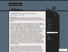 Tablet Screenshot of chriscobb.wordpress.com