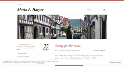 Desktop Screenshot of mariafharper.wordpress.com
