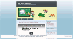 Desktop Screenshot of indomath.wordpress.com