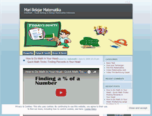Tablet Screenshot of indomath.wordpress.com