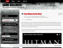 Tablet Screenshot of gamebasement.wordpress.com