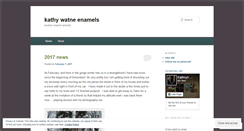 Desktop Screenshot of kathywatne.wordpress.com