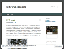 Tablet Screenshot of kathywatne.wordpress.com