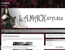 Tablet Screenshot of lamackblog.wordpress.com