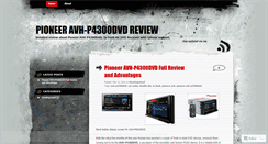 Desktop Screenshot of pioneeravhp4300dvd.wordpress.com