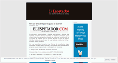Desktop Screenshot of elespetador.wordpress.com