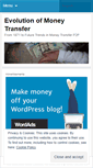 Mobile Screenshot of evolutionofmoneytransfer.wordpress.com