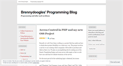 Desktop Screenshot of brennydoogles.wordpress.com