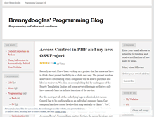 Tablet Screenshot of brennydoogles.wordpress.com