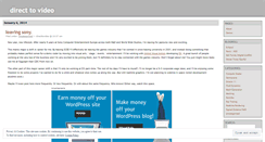 Desktop Screenshot of directtovideo.wordpress.com