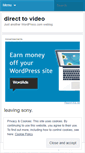 Mobile Screenshot of directtovideo.wordpress.com