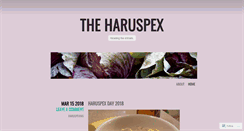 Desktop Screenshot of bklynharuspex.wordpress.com