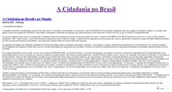 Desktop Screenshot of cidadania9brasil.wordpress.com