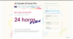 Desktop Screenshot of 24horasflex.wordpress.com