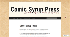 Desktop Screenshot of comicsyrup.wordpress.com