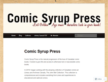 Tablet Screenshot of comicsyrup.wordpress.com