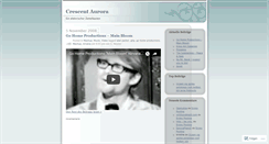 Desktop Screenshot of crescentaurora.wordpress.com
