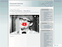 Tablet Screenshot of crescentaurora.wordpress.com