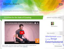 Tablet Screenshot of elysha1ames.wordpress.com