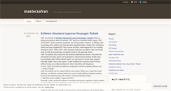 Desktop Screenshot of masterzafran.wordpress.com