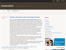 Tablet Screenshot of masterzafran.wordpress.com