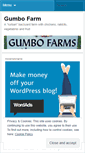 Mobile Screenshot of gumbofarm.wordpress.com