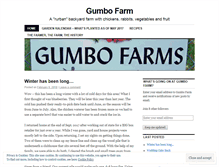 Tablet Screenshot of gumbofarm.wordpress.com