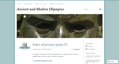 Desktop Screenshot of ancientandmodernolympics.wordpress.com
