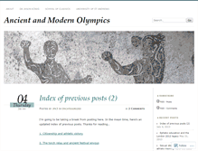 Tablet Screenshot of ancientandmodernolympics.wordpress.com