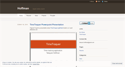 Desktop Screenshot of hoffman.wordpress.com