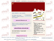 Tablet Screenshot of planet10wien.wordpress.com