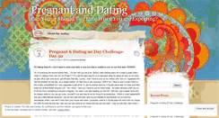 Desktop Screenshot of pregnantanddating.wordpress.com