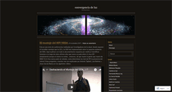 Desktop Screenshot of convergenciadeluz.wordpress.com
